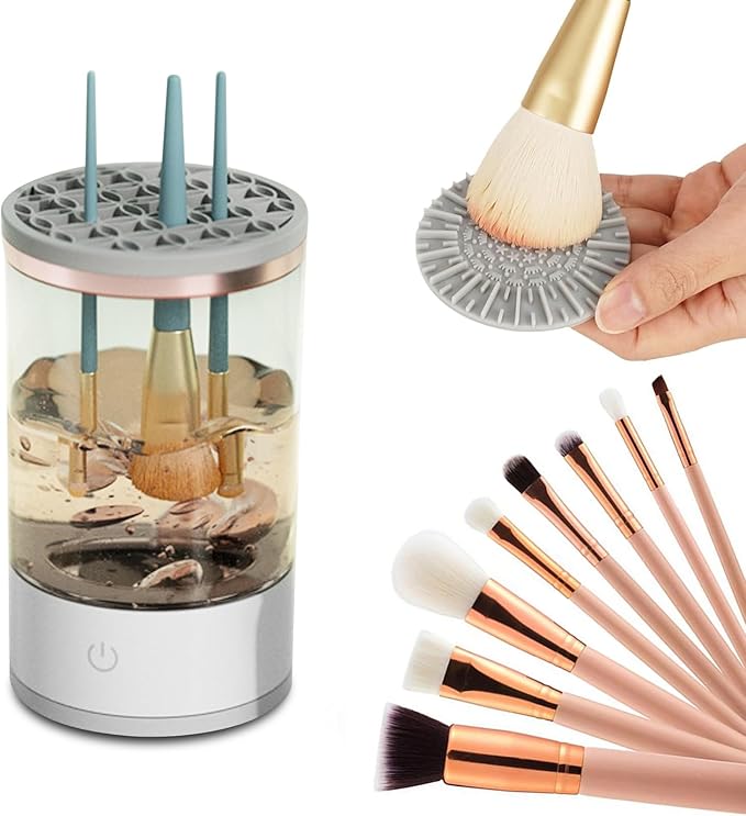 LAVADORA AUTOMÁTICA BROCHAS MAQUILLAJE + ENVÍO GRATIS